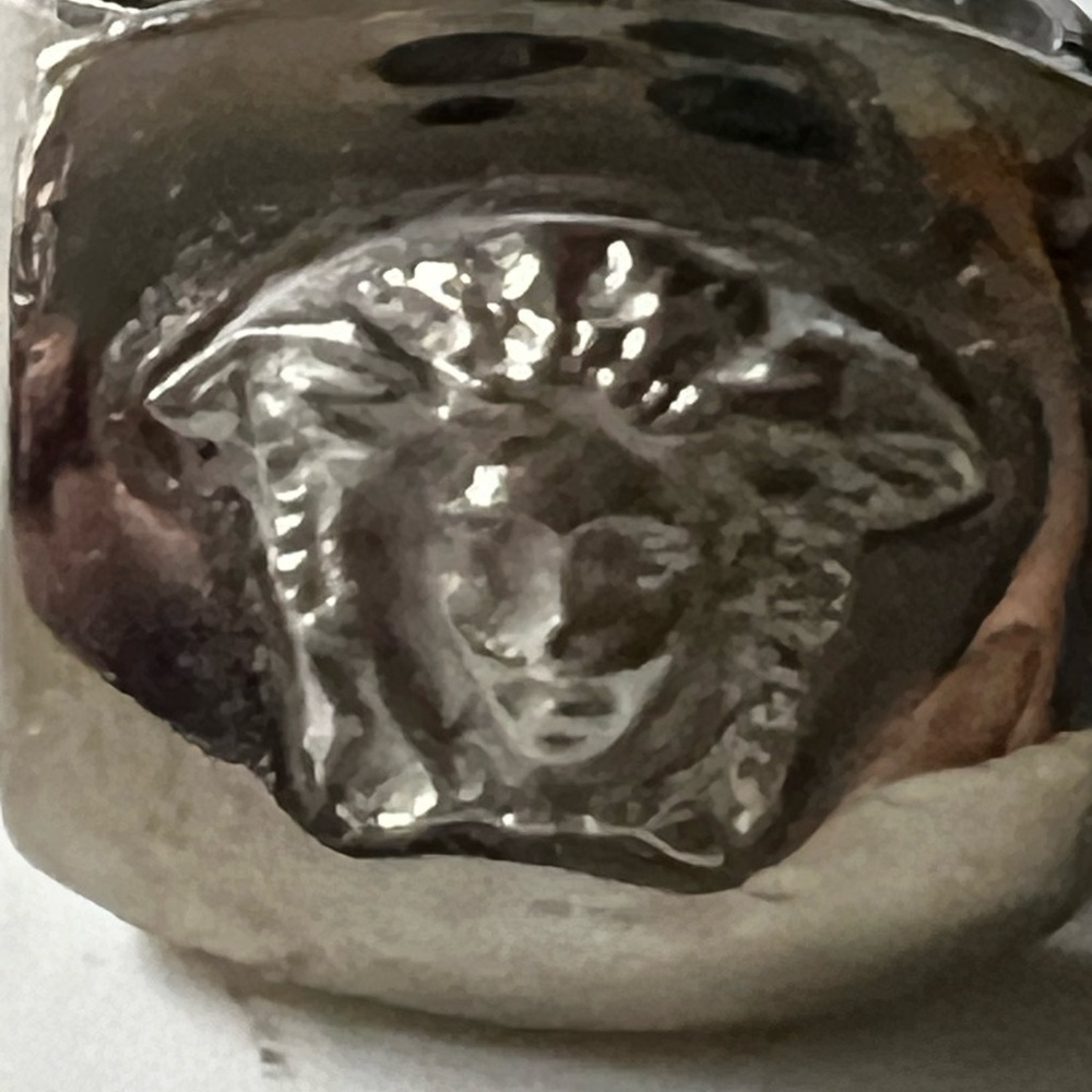 Versace Medusa Silver Ring - Picture 5 of 9